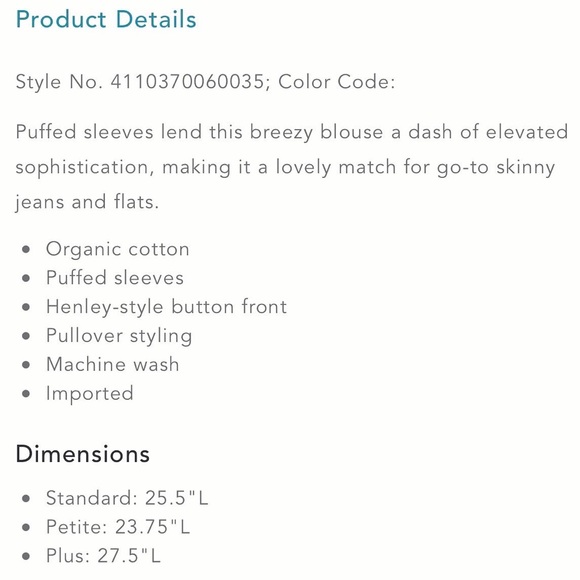 ANTHROPOLOGIE | Sharona Henley Long Sleeves Blouse - Picture 10 of 10